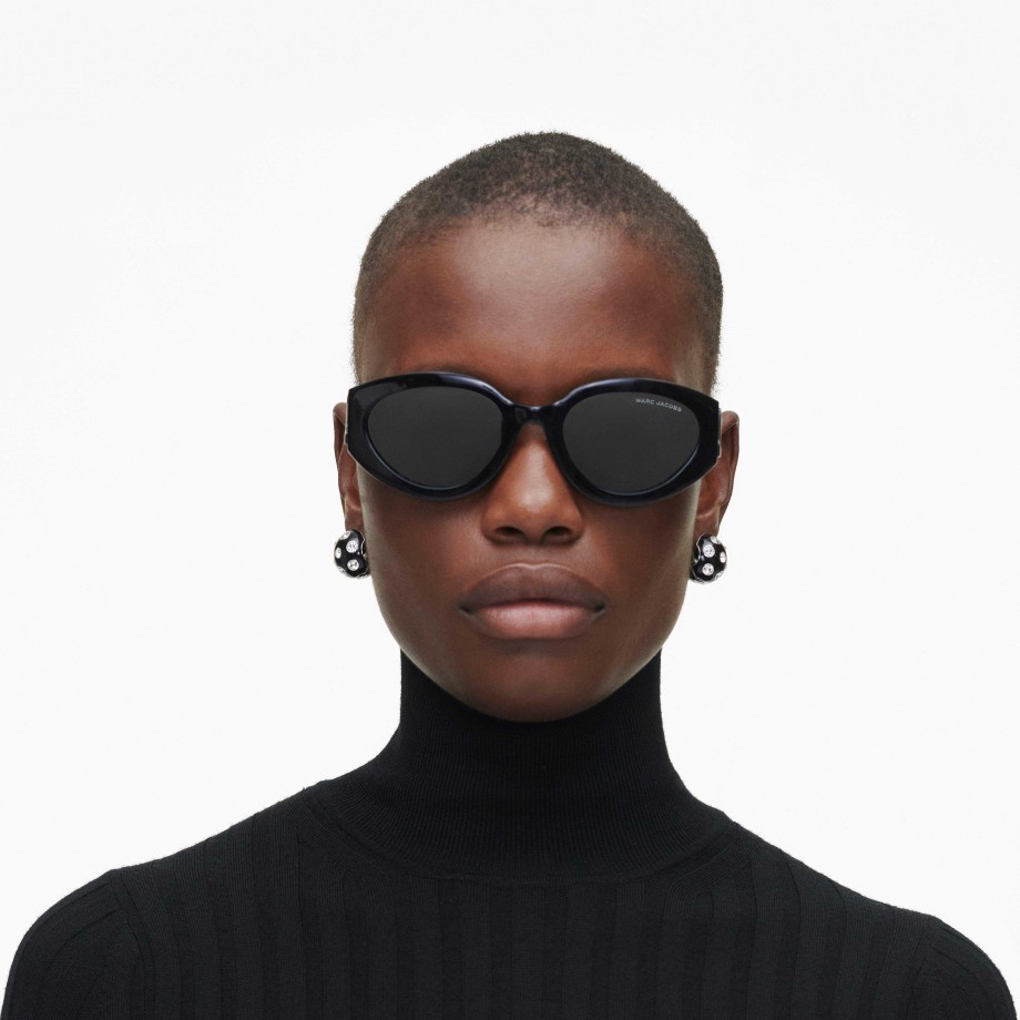 Accessoires Marc Jacobs | Les Lunettes De Soleil Ovales Marc Jacobs