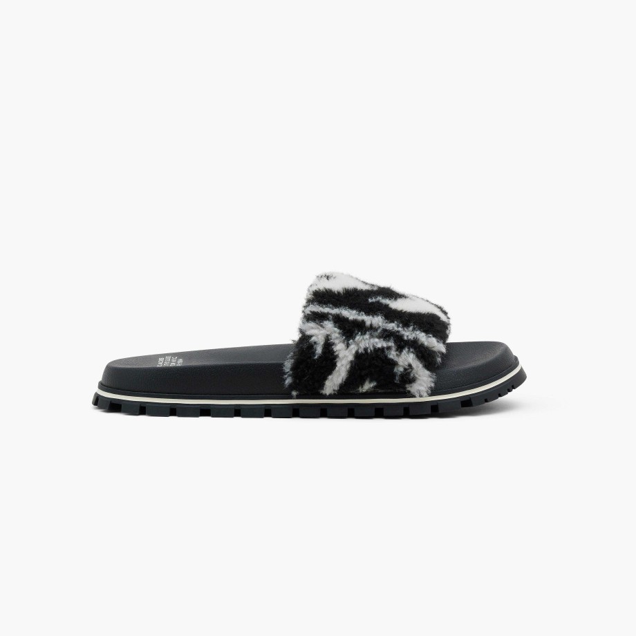 Chaussures Marc Jacobs | La Diapositive Monogram Teddy