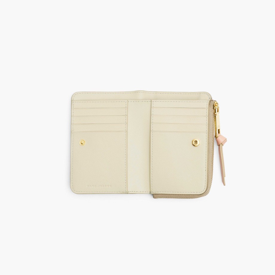 Portefeuilles Marc Jacobs | Portefeuille A Deux Volets Fin Snapshot Utility