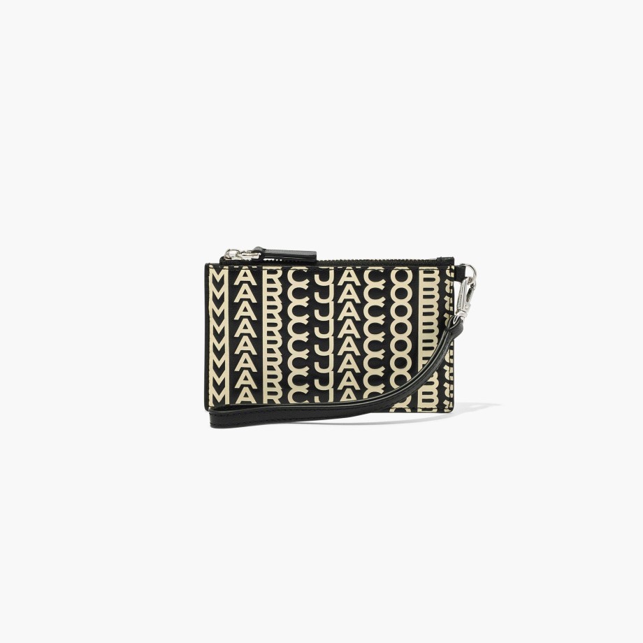 Pret A Porter Marc Jacobs | Bracelet Zippe Sur Le Dessus En Cuir Monogram