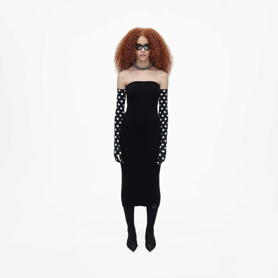 Pret A Porter Marc Jacobs | La Robe Tube En Tricot Cotele