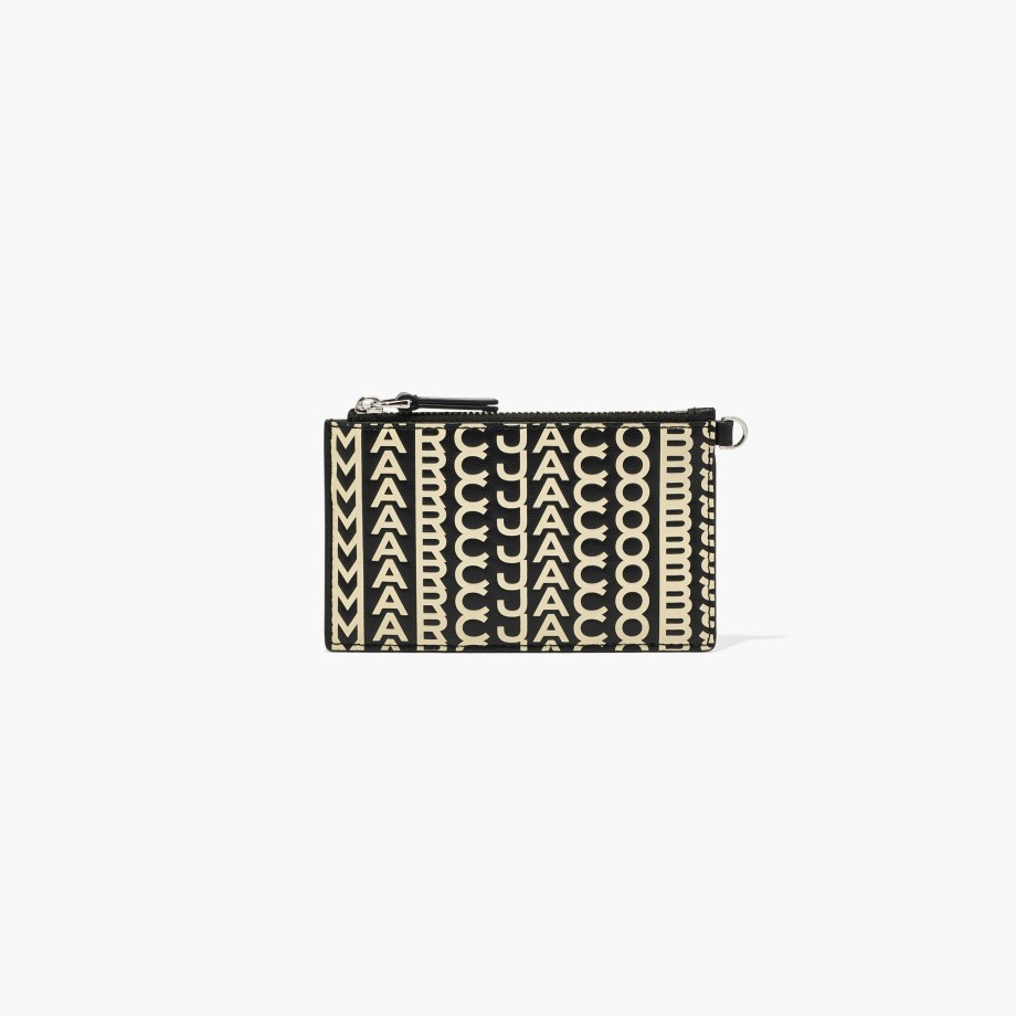 Pret A Porter Marc Jacobs | Bracelet Zippe Sur Le Dessus En Cuir Monogram