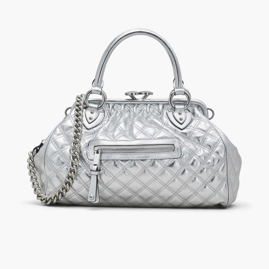 Sacs Marc Jacobs | Sac Stam En Cuir Metallise Matelasse Reedition