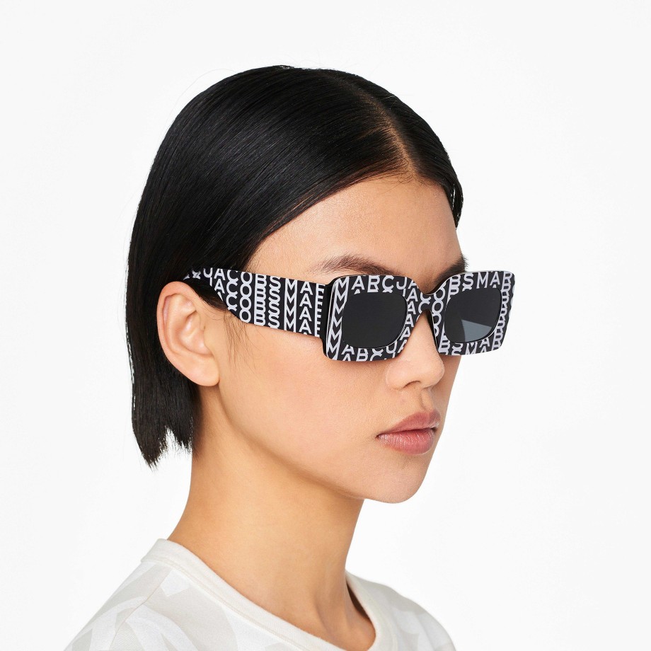 Accessoires Marc Jacobs | Les Lunettes De Soleil Rectangulaires Monogram